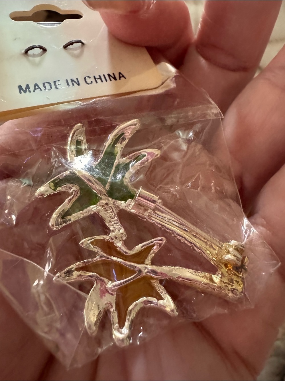 Palm Tree Enamel Pin Set - brooch Palm Trees - Picture 2 of 4